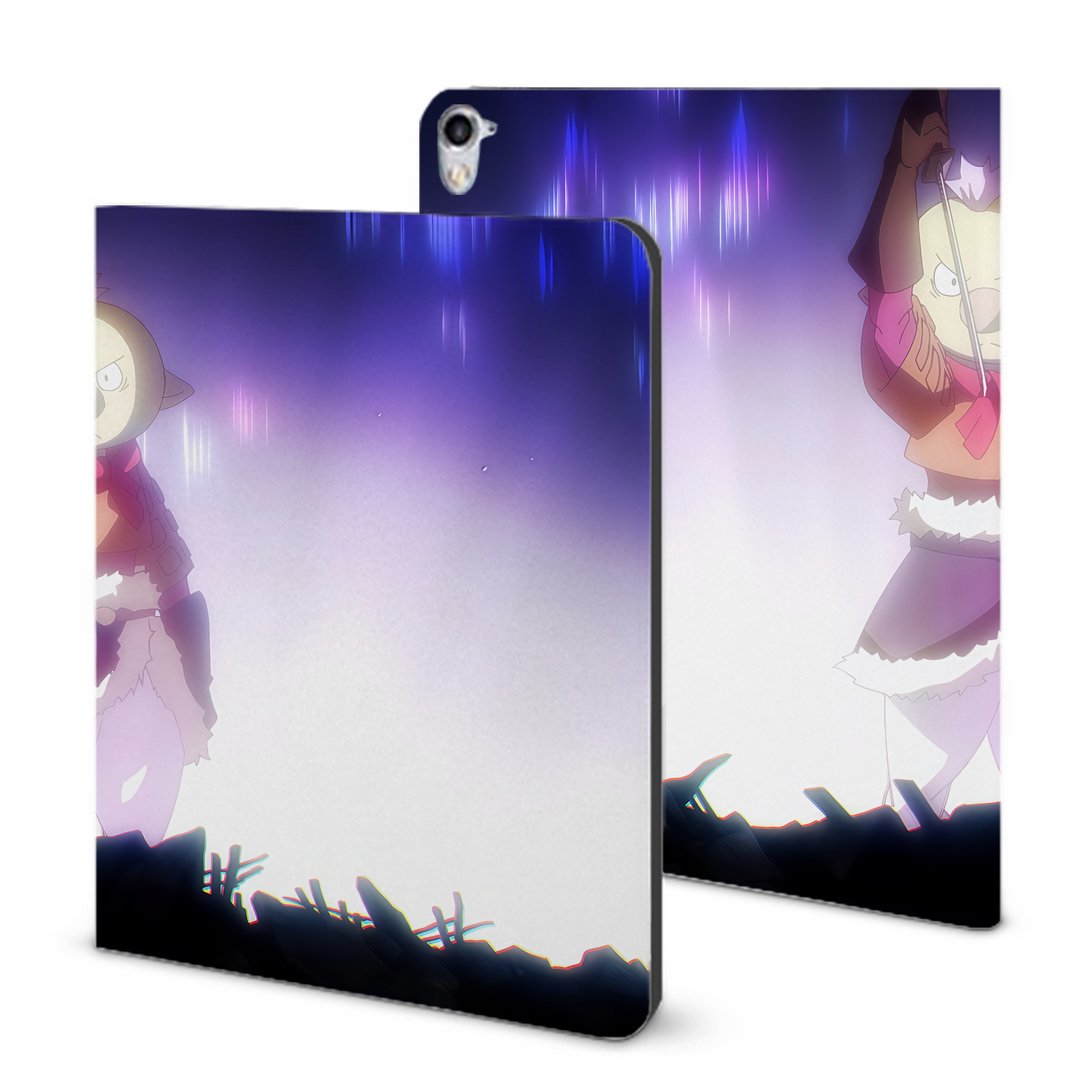 （画像用） 転スラ Regarding Reincarnated to Slime IPad ケース ブック型 PUレザー TPU 耐衝撃 軽量 薄型 ペン収納なし 全面保護 IPad 各モデル対応